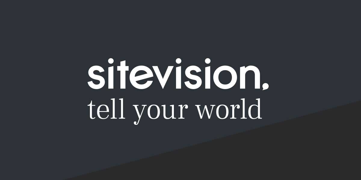 Sitevision logotyp - Tell your world